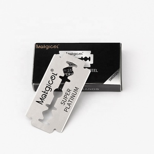 Dao Cạo Hai Lưỡi Mạ Bạch Kim Thụy Điển, Các Nhà Sản Xuất Cửa Hàng Cắt Tóc Chuyên Nghiệp - Product Image 3