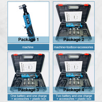 Ensemble d'alimentation Li-ion rechargeable portable Clé à cliquet sans fil à couple élevé pour usage industriel et bricolage