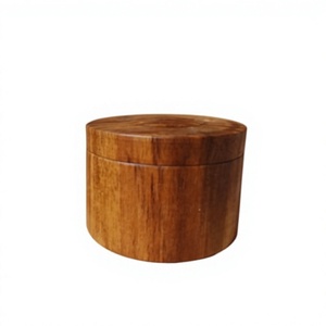 Tarro de Madera Natural con Tapa, Capacidad de 250 ml, Diseño Clásico, Recipiente de Almacenamiento Duradero para Especias, Café, Té y Azúcar de Cocina - Product Image 5