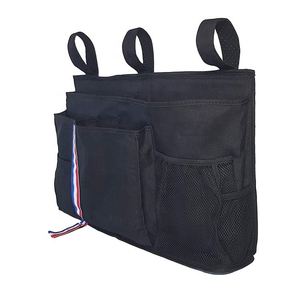 Classic Foldable Eco-Friendly Polyester Bedside Caddy Large <b>Remote</b> <b>Control</b> Organizer 48x31x6.5cm Convenient <b>Storage</b> Sundries - Product Image 4