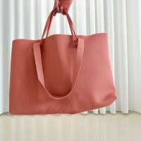 Bolso Tote Tejido Verde Oliva con Logotipo Personalizado, Gran Capacidad, Ecológico, Suave, Reutilizable, para Compras, Viajes y Publicidad