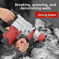 Marteau-piqueur industriel haute puissance Hantechn 220V, démoliteur de béton électrique 220V, marteau rotatif électrique