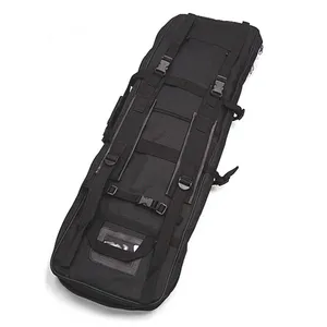 กระเป๋าใส่ปืนยาวแบบคู่ สำหรับการขนส่ง กระเป๋าปืนยุทธวิธีสำหรับกิจกรรมกลางแจ้ง ป้องกันน้ำและฝุ่น - Product Image 4