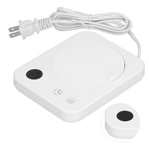 Calentador de Café Blanco, 3 Modos de Calentamiento, Función de Temporizador, <span class=keywords><strong>Base</strong></span> de Aislamiento Inteligente para Cerámica, Vidrio y Metal, <span class=keywords><strong>Enchufe</strong></span> Estadounidense de 110 V - Product Image 3