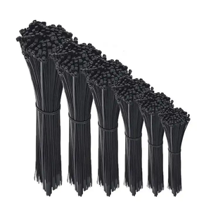 Lot de 100 attaches-câbles en nylon autobloquantes robustes, attaches en plastique de qualité supérieure, attaches qui ne se cassent jamais, YS 7,6*380 mm - Product Image 1