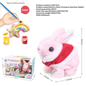 Juguete Electrónico Interactivo de Peluche para Niños, Perro Caminante, Animal de Peluche con Freno, Kit de Accesorios de Yeso para Manualidades - Product Image 2