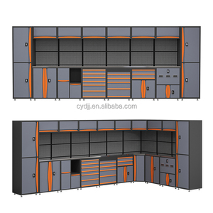 CYD Heavy Duty Metal Cabinet Lockable <strong>Drawers</strong> Adjustable Legs Large Load Capacity Garage Storage System Workstation <strong>Tool</strong> Cabinet - Product Image 1