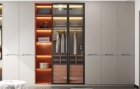Portes d'armoires en thermofoil, portes recouvertes de PVC, façades de tiroirs rainurées avec noyau HDF/MDF anti-déformation et anti-humidité pour meubles de maison