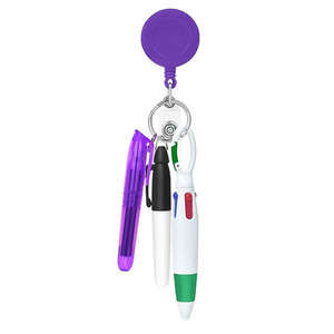 Großhandel Custom Nurse Pen Abzeichen Rolle Set Doctor Pen Set Hochwertige Werbe-Retract able Badge Reel Schlüssel bund für Krankens ch wester Tag - Product Image 5