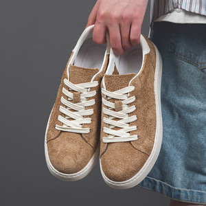 Nouvelle Collection Printemps 2026 – Baskets basses à lacets pour hommes, style coréen, couleur unie, décontractées, confortables et polyvalentes - Product Image 3