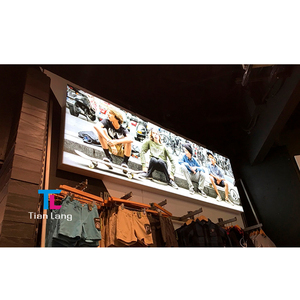 Tianlang Slim aluminio dinámico LED iluminado publicidad caja de luz cuadrado textil rectángulo con imágenes de pantalla magnética - Product Image 5