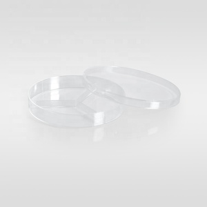 أطباق بلاستيكية مخبرية شفافة مخصصة أطباق زراعة معقمة مناسبة لزراعة البكتيريا والخلايا - Product Image 4