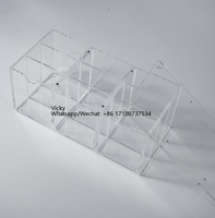 Boîte de présentation ETB en acrylique transparent personnalisé, vitrine transparente, boîte de présentation en acrylique avec porte pour garçon gamé, multi-compartiments