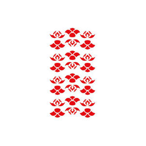 Pegatina DTF Tradicional China de 105x60mm, <span class=keywords><strong>Tatuaje</strong></span> Floral Impermeable para <span class=keywords><strong>la</strong></span> <span class=keywords><strong>Frente</strong></span>, para Niños y Niñas, Día del Niño - Product Image 2