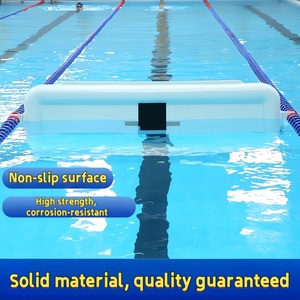 Tabla de Natación Portátil Antideslizante y Duradera de Acero Inoxidable 304 y Fibra de Vidrio para Piscinas, con Marcadores de Carriles, para Entrenamiento en Piscinas de Agua Salada y con Protección UV - Product Image 1