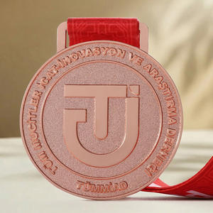 Médailles personnalisées de fabricant, plaquées or, argent, cuivre, en alliage de zinc, avec gaufrage <span class=keywords><strong>2D</strong></span>, pour inventeurs et compétitions - Product Image 4