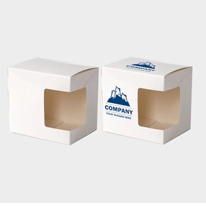 Loại mới gốm 11oz Mug thăng hoa trắng bao bì hộp với Cửa Sổ Khung Ảnh - Product Image 4