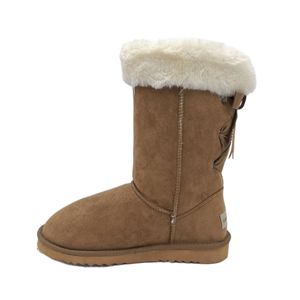 Grosir sepatu bot bulu hangat klasik pertengahan Australia musim dingin untuk wanita - Product Image 4