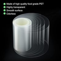 Colliers à gâteaux Feuilles d'acétate transparentes Rouleaux pour la décoration des bords environnants