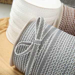 <b>Large</b> Roll 0.9MM Hook Edge Bubble Grid Waffle Edge Polyester Ribbon Handmade <b>Bow</b> Hair Accessories Bags Shoes Clothing Zexiao - Product Image 3