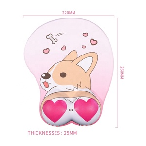 <span class=keywords><strong>Tapis</strong></span> <span class=keywords><strong>de</strong></span> <span class=keywords><strong>souris</strong></span> ergonomique en gel à <span class=keywords><strong>induction</strong></span> thermique motif Corgi <span class=keywords><strong>de</strong></span> dessin animé avec repose-poignet en gel, anti-rayures, antidérapant, en silicone, pour le bureau et la maison - Product Image 6