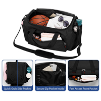 Sac de sport imperméable, sac de voyage multi-poches verrouillable pour le sport et les voyages en avion