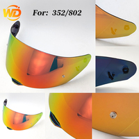 Nueva Lente Inteligente Fotocromática para Casco Integral FF352/802 - Visera con Protección UV y Antiviento, Accesorios para Casco de Motocicleta