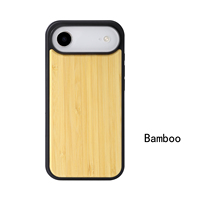 Coque de téléphone portable en bois véritable de luxe, personnalisée, en promotion, pour iPhone 17, coque de téléphone portable en bois naturel pour iPhone 15 16 17 Pro