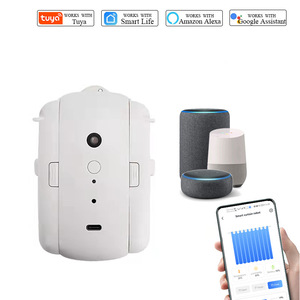 Smart Electric <b>Curtain</b> Motor Wireless Voice Control Built In Battery White For Smart Home Automation - Product Image 4