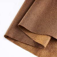 Tissu en daim floqué uni pour vêtements et canapés
