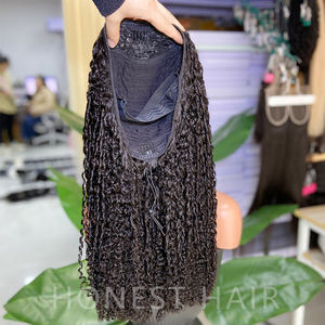 Pixie วิกผมหยิกผมแท้แบบไม่ผ่านการทำผมคนครึ่ง1B - Product Image 4