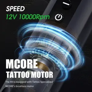 เครื่องสักไร้สาย 10000 รอบต่อนาที ระยะชัก 3.5 มม. แบตเตอรี่ 3400 มิลลิแอมป์ชั่วโมง เครื่องสักโรตารี่ - Product Image 4