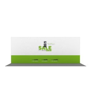 20x8ftツールフリーアルミフレーム折りたたみ式背景カスタム染料昇華ポータブルポップアップバナーポップアップ展示会の背景 - Product Image 2