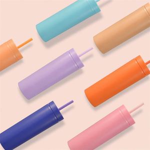 Vaso personalizado con regalos de dama de honor de paja, propuesta de dama de honor, despedida de soltera, vaso mate, vaso Delgado personalizado - Product Image 3