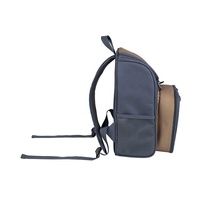 Sac isotherme de pique-nique portable pour 2 personnes, en polyester, certifié BSCI, avec compartiment isotherme, poignée de transport et poches latérales