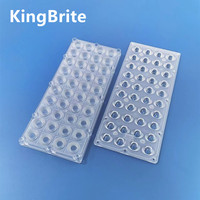 KingBrite lentille optique led 40 en 1 5050 led module lentille réseau pour led lampadaire