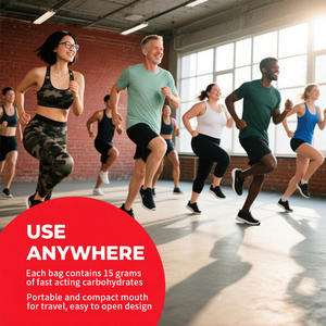 Rasa pukulan <span class=keywords><strong>Gel</strong></span> glukosa peran cepat kantong 32ml meningkatkan energi meningkatkan penggunaan darurat gula darah rendah - Product Image 2