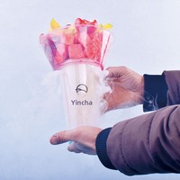 Tasse à fondue mobile tendance, tasses à thé au lait vapeur, tasses à jus de fruits, plateau à snacks refroidi à la glace sèche 90/98mm