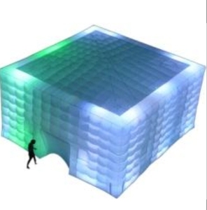 Publicité partie location équipement air cadre tente discothèque flotteur transparent gonflable ballon tente - Product Image 1