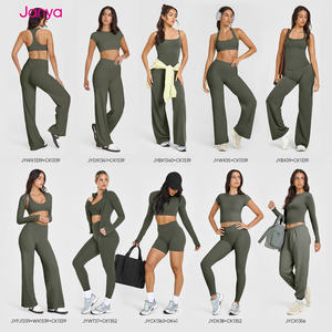 Janya Active Ademend Gym Tennis Set Hoge Elastische Sport Fitness Yoga Rokkenpak Golf Pickleball Kleding 2-delig Set voor Dames - Product Image 3