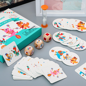 เกมจับคู่การ์ดธีมละครสัตว์สำหรับเด็กเล็กเพื่อการศึกษาปฐมวัย ของเล่นเสริมพัฒนาการสมองสำหรับเด็กวัยเตาะแตะ - Product Image 2