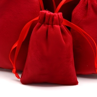 Sacs de shopping personnalisés en velours doux, légers, rectangulaires, mini pochettes cadeaux, avec logo imprimé, pour petits bijoux, dés et flacons de 10 ml – Grande Vente