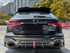 Diffusore Posteriore in Fibra Forgiata Stile AE di Alta Qualità, Componenti Aerodinamici per <span class=keywords><strong>Audi</strong></span> RS7 C8 2019-2024 - Product Image 4