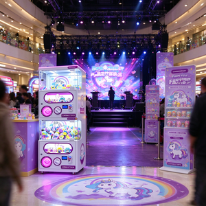Coin Operated Capsule Toy Vending Machine with LED Light Up Cabinet Twist <strong>Knob</strong> Control for Shopping Mall Kids Indoor Playground - Product Image 2