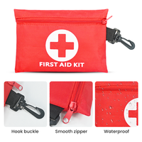 Kit de primeros auxilios pequeño de viaje portátil personalizado, kit de emergencia de supervivencia para senderismo, camping, escalada con equipo médico de alta calidad