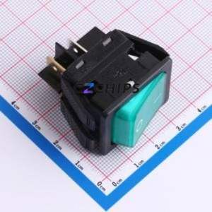 C6053ALNAM Rocker Switch Switch ( Rated Voltage (DC): 277V )( Circuit Structure: Double Pole Single Throw ) - Product Image 1