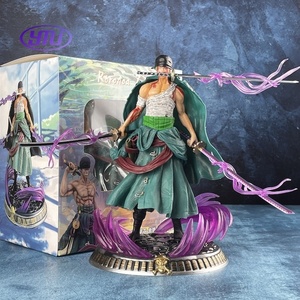 Nouveau One Pieced Anime Figure Bain Sang Roronoa <span class=keywords><strong>Zoro</strong></span> PVC 21cm Action Figure Collection Exquis Modèle Cadeaux D'anniversaire <span class=keywords><strong>Figurine</strong></span> - Product Image 6
