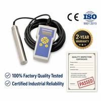 Medidor de Turbidez Portátil TSS, Analizador de Sólidos Suspendidos y Monitor de Interfaz de Lodos con Sensor de Acero Inoxidable IP68