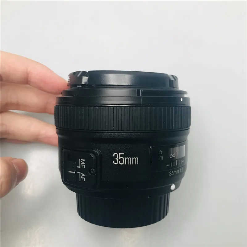 Hochwertiges Yongnuo YN35mm F2-Objektiv Weitwinkel-Objektiv mit großer Blende und festem Autofokus für Nikon Canon