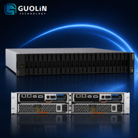 Lenovo ThinkSystem DE4200H 2U24, Sistema de Almacenamiento en Red (SAN) Híbrido con Flash Array, 64 GB, Controlador Dual, 25/10GbE ISCSI, 16/32Gb FC, 12Gb SAS, 96 Unidades, 2.3PB